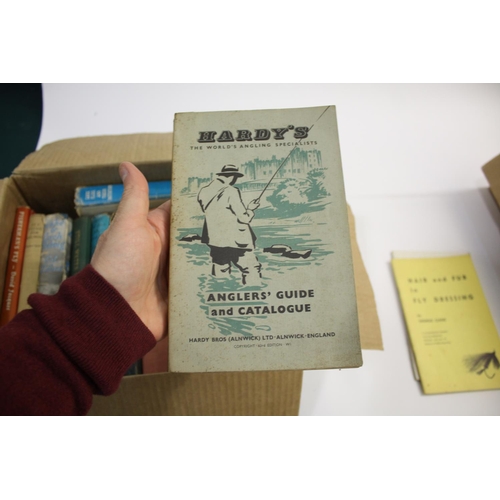 2132 - FISHING BOOKS & HARDY CATALOGUE a mixed lot including a Hardy Anglers Guide and Catalogue 1957, and ... 