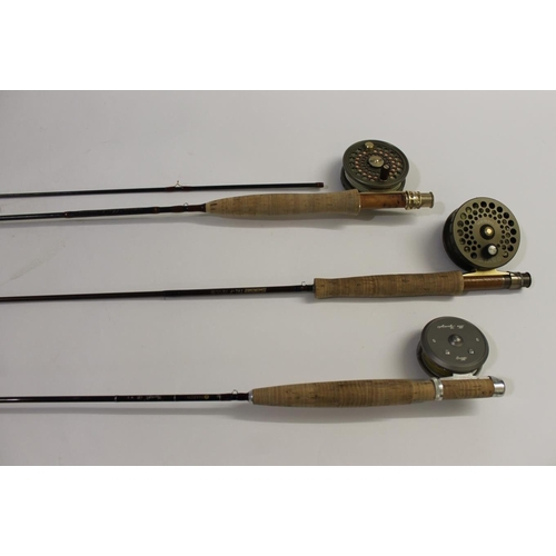 2137 - HARDY FISHING ROD & REEL a Hardy Flyweight 6ft carbon fibre rod, with an attached Hardy Flyweight 2 ... 