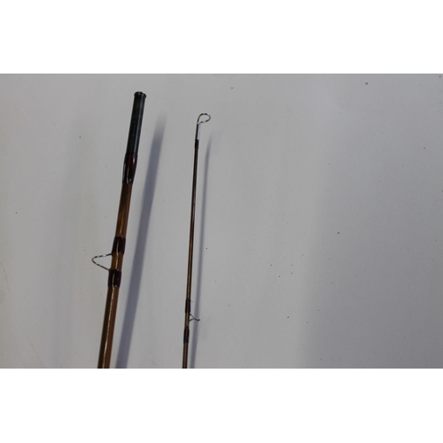 2136 - HARDY FISHING ROD - CC DE FRANCE a modern Hardy split cane rod, 8 1/2ft two piece rod CC De France, ... 