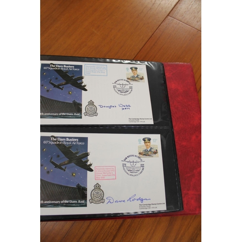 1401 - FIVE ALBUMS OF SIGNED FIRST DAY COVERS - AVIATION, MILITARY & OTHER EXAMPLES approx 435 covers in fi... 