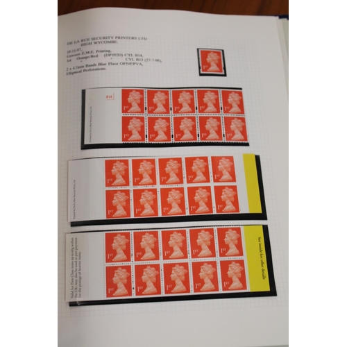 1404A - GREAT BRITAIN STAMPS - DEFINITIVE COLLECTION 10 albums with examples from the 1980's onwards, with h... 