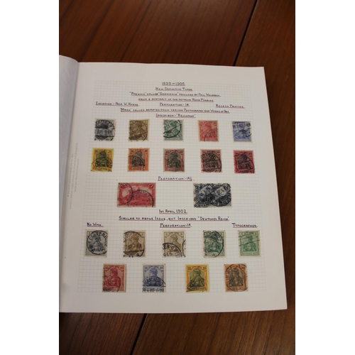 1408 - GERMAN & AUSTRIAN STAMP COLLECTION a large and comprehensive collection of 13 albums with used and m... 