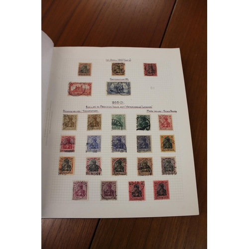 1408 - GERMAN & AUSTRIAN STAMP COLLECTION a large and comprehensive collection of 13 albums with used and m... 