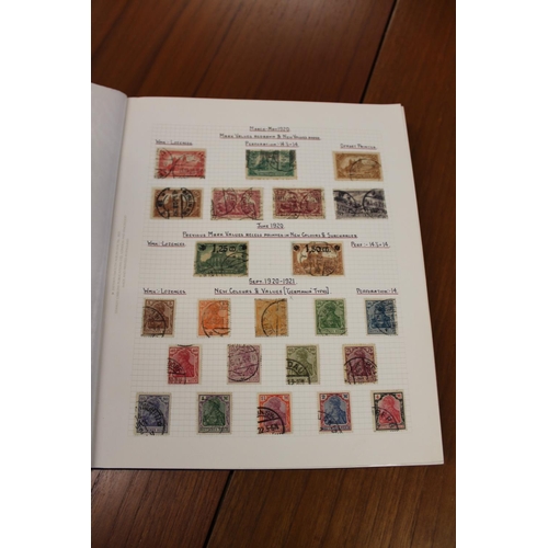 1408 - GERMAN & AUSTRIAN STAMP COLLECTION a large and comprehensive collection of 13 albums with used and m... 