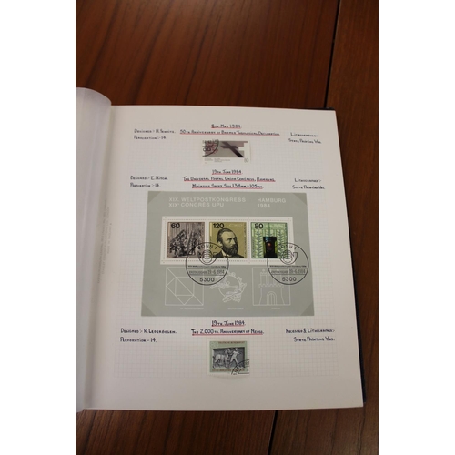 1408 - GERMAN & AUSTRIAN STAMP COLLECTION a large and comprehensive collection of 13 albums with used and m... 