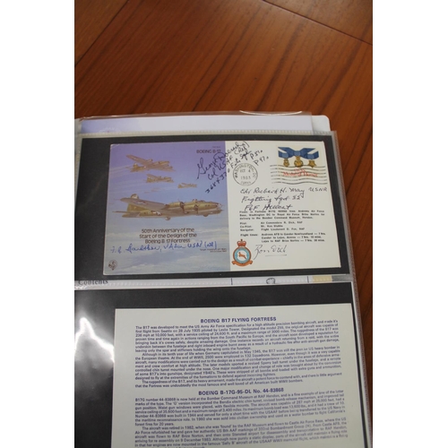 1445 - MILITARY & ROYAL AIR FORCE SIGNED FIRST DAY COVERS two albums with various signed covers, including ... 