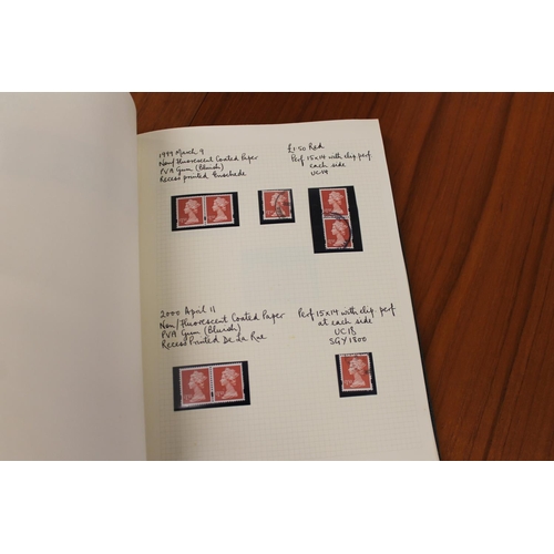 1400 - GREAT BRITAIN DEFINITIVE STAMP COLLECTION an interesting specialised collection of 11 albums with lo... 