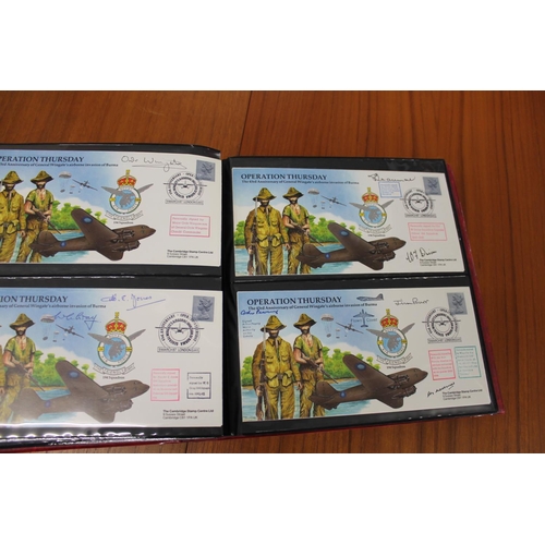 1401 - FIVE ALBUMS OF SIGNED FIRST DAY COVERS - AVIATION, MILITARY & OTHER EXAMPLES approx 435 covers in fi... 