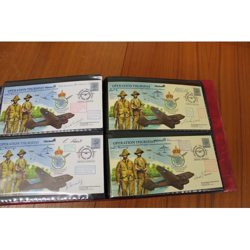 1401 - FIVE ALBUMS OF SIGNED FIRST DAY COVERS - AVIATION, MILITARY & OTHER EXAMPLES approx 435 covers in fi... 