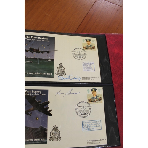 1401 - FIVE ALBUMS OF SIGNED FIRST DAY COVERS - AVIATION, MILITARY & OTHER EXAMPLES approx 435 covers in fi... 