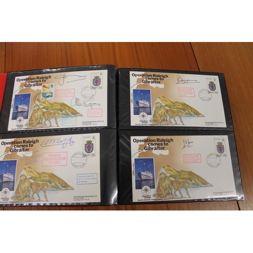 1401 - FIVE ALBUMS OF SIGNED FIRST DAY COVERS - AVIATION, MILITARY & OTHER EXAMPLES approx 435 covers in fi... 