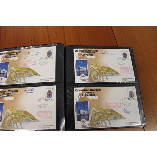 1401 - FIVE ALBUMS OF SIGNED FIRST DAY COVERS - AVIATION, MILITARY & OTHER EXAMPLES approx 435 covers in fi... 