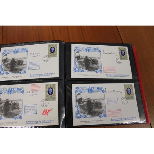 1401 - FIVE ALBUMS OF SIGNED FIRST DAY COVERS - AVIATION, MILITARY & OTHER EXAMPLES approx 435 covers in fi... 