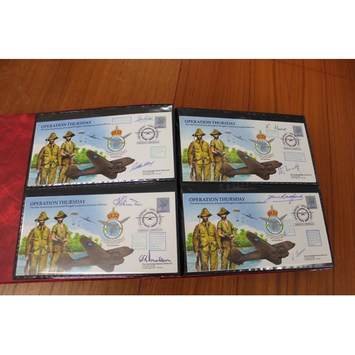 1401 - FIVE ALBUMS OF SIGNED FIRST DAY COVERS - AVIATION, MILITARY & OTHER EXAMPLES approx 435 covers in fi... 