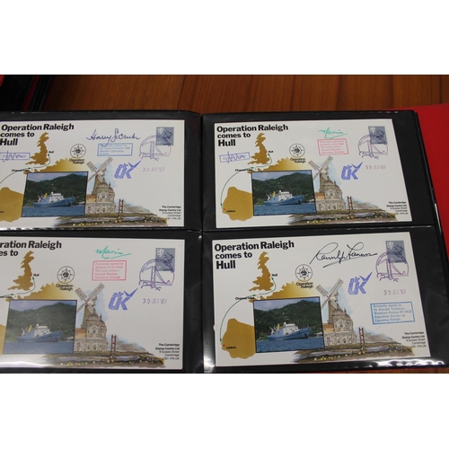 1401 - FIVE ALBUMS OF SIGNED FIRST DAY COVERS - AVIATION, MILITARY & OTHER EXAMPLES approx 435 covers in fi... 