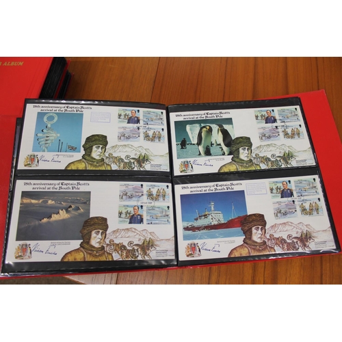 1401 - FIVE ALBUMS OF SIGNED FIRST DAY COVERS - AVIATION, MILITARY & OTHER EXAMPLES approx 435 covers in fi... 