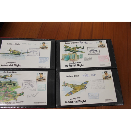 1401 - FIVE ALBUMS OF SIGNED FIRST DAY COVERS - AVIATION, MILITARY & OTHER EXAMPLES approx 435 covers in fi... 