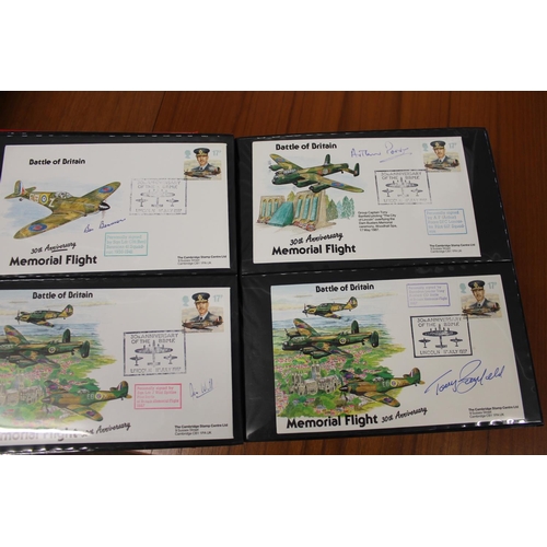 1401 - FIVE ALBUMS OF SIGNED FIRST DAY COVERS - AVIATION, MILITARY & OTHER EXAMPLES approx 435 covers in fi... 