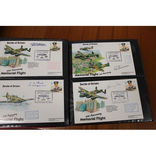 1401 - FIVE ALBUMS OF SIGNED FIRST DAY COVERS - AVIATION, MILITARY & OTHER EXAMPLES approx 435 covers in fi... 