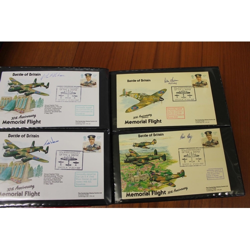 1401 - FIVE ALBUMS OF SIGNED FIRST DAY COVERS - AVIATION, MILITARY & OTHER EXAMPLES approx 435 covers in fi... 