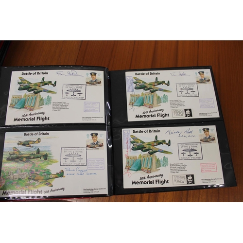 1401 - FIVE ALBUMS OF SIGNED FIRST DAY COVERS - AVIATION, MILITARY & OTHER EXAMPLES approx 435 covers in fi... 