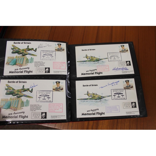 1401 - FIVE ALBUMS OF SIGNED FIRST DAY COVERS - AVIATION, MILITARY & OTHER EXAMPLES approx 435 covers in fi... 