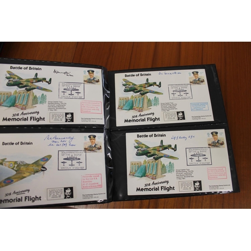 1401 - FIVE ALBUMS OF SIGNED FIRST DAY COVERS - AVIATION, MILITARY & OTHER EXAMPLES approx 435 covers in fi... 