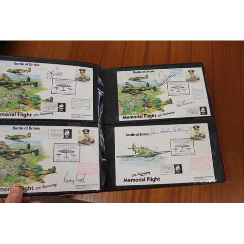 1401 - FIVE ALBUMS OF SIGNED FIRST DAY COVERS - AVIATION, MILITARY & OTHER EXAMPLES approx 435 covers in fi... 