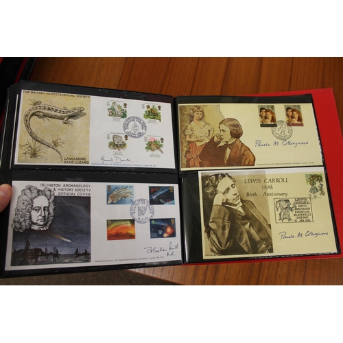 1401 - FIVE ALBUMS OF SIGNED FIRST DAY COVERS - AVIATION, MILITARY & OTHER EXAMPLES approx 435 covers in fi... 