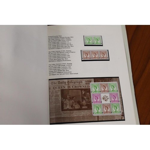 1404A - GREAT BRITAIN STAMPS - DEFINITIVE COLLECTION 10 albums with examples from the 1980's onwards, with h... 