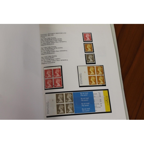 1404A - GREAT BRITAIN STAMPS - DEFINITIVE COLLECTION 10 albums with examples from the 1980's onwards, with h... 