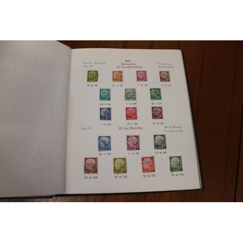 1408 - GERMAN & AUSTRIAN STAMP COLLECTION a large and comprehensive collection of 13 albums with used and m... 