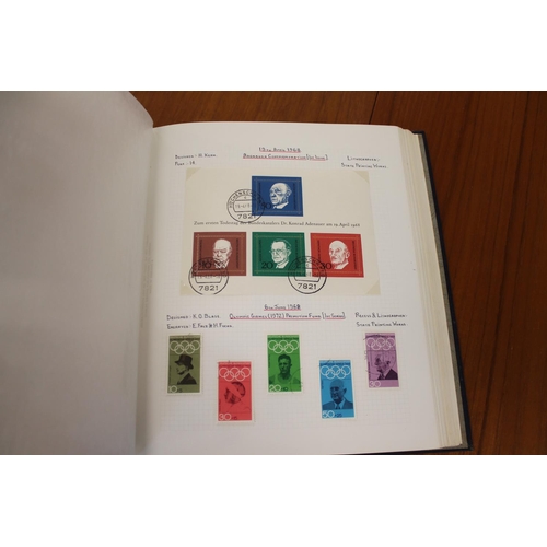 1408 - GERMAN & AUSTRIAN STAMP COLLECTION a large and comprehensive collection of 13 albums with used and m... 