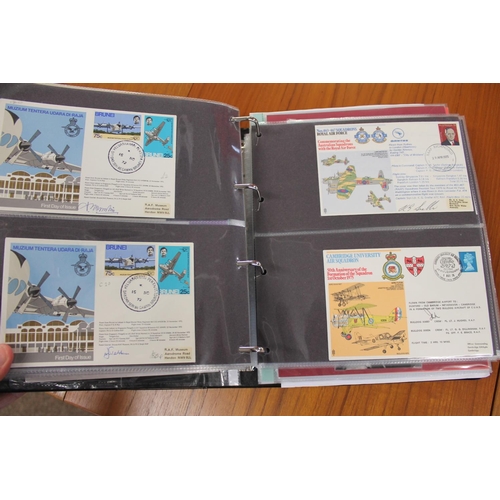 1445 - MILITARY & ROYAL AIR FORCE SIGNED FIRST DAY COVERS two albums with various signed covers, including ... 