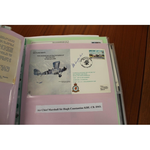 1445 - MILITARY & ROYAL AIR FORCE SIGNED FIRST DAY COVERS two albums with various signed covers, including ... 