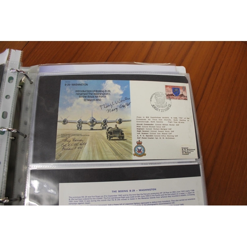 1445 - MILITARY & ROYAL AIR FORCE SIGNED FIRST DAY COVERS two albums with various signed covers, including ... 