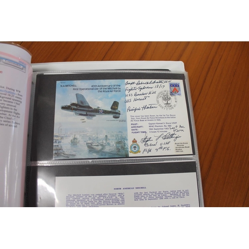 1445 - MILITARY & ROYAL AIR FORCE SIGNED FIRST DAY COVERS two albums with various signed covers, including ... 