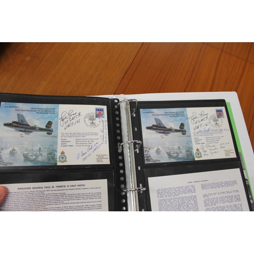 1445 - MILITARY & ROYAL AIR FORCE SIGNED FIRST DAY COVERS two albums with various signed covers, including ... 