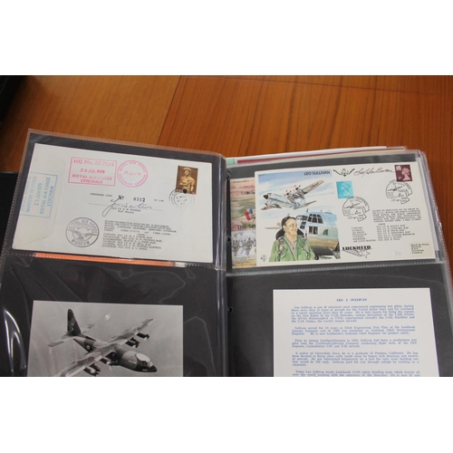 1445 - MILITARY & ROYAL AIR FORCE SIGNED FIRST DAY COVERS two albums with various signed covers, including ... 