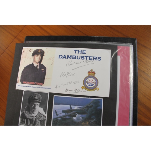 1445 - MILITARY & ROYAL AIR FORCE SIGNED FIRST DAY COVERS two albums with various signed covers, including ... 