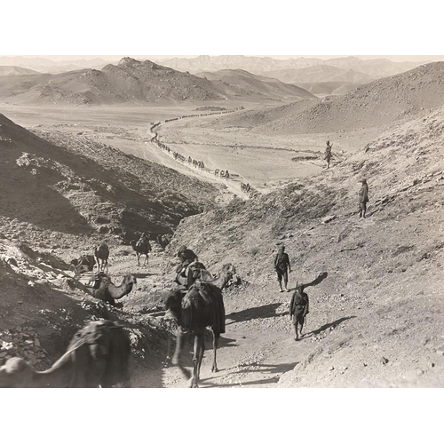 688 - A FOLDER OF MILITARY PHOTOGRAPHS OF AFGHAN TRIBES C1919. BY HOLMES AND Co. A collection of 63 photog... 