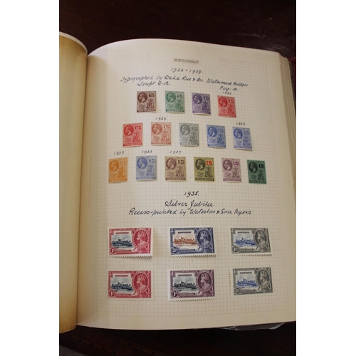 1405 - COMMONWEALTH MINT STAMPS two well laid out Simplex albums with mint Commonwealth stamps and varietie... 