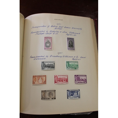 1405 - COMMONWEALTH MINT STAMPS two well laid out Simplex albums with mint Commonwealth stamps and varietie... 