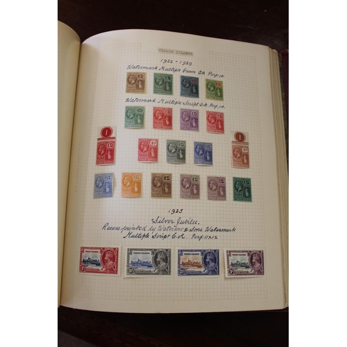 1405 - COMMONWEALTH MINT STAMPS two well laid out Simplex albums with mint Commonwealth stamps and varietie... 