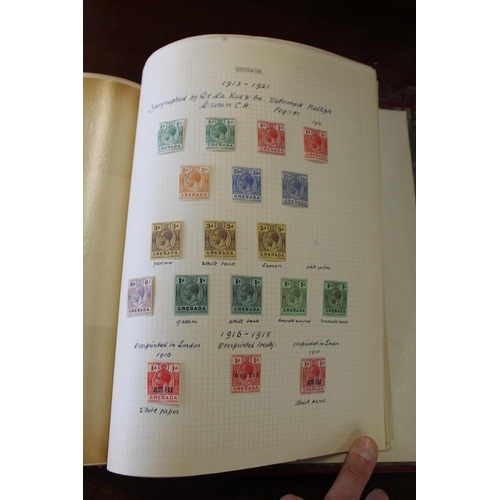 1405 - COMMONWEALTH MINT STAMPS two well laid out Simplex albums with mint Commonwealth stamps and varietie... 