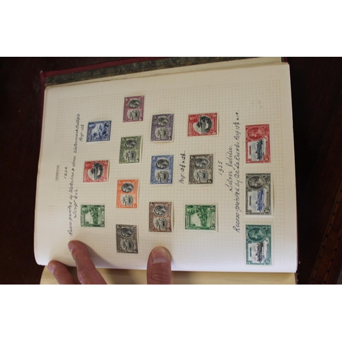 1405 - COMMONWEALTH MINT STAMPS two well laid out Simplex albums with mint Commonwealth stamps and varietie... 