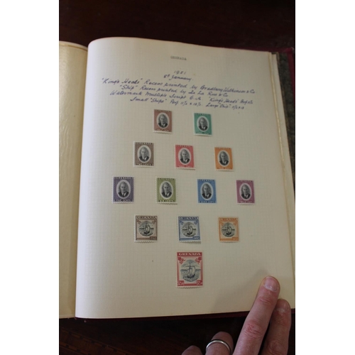 1405 - COMMONWEALTH MINT STAMPS two well laid out Simplex albums with mint Commonwealth stamps and varietie... 