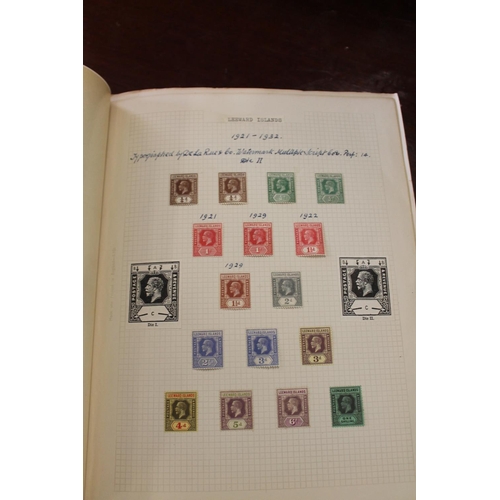 1405 - COMMONWEALTH MINT STAMPS two well laid out Simplex albums with mint Commonwealth stamps and varietie... 