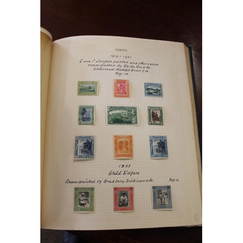 1405 - COMMONWEALTH MINT STAMPS two well laid out Simplex albums with mint Commonwealth stamps and varietie... 