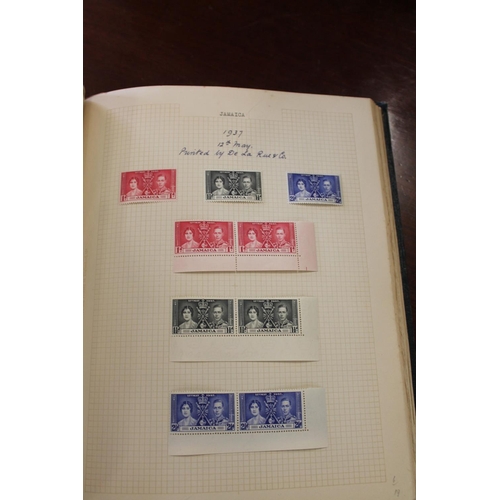 1405 - COMMONWEALTH MINT STAMPS two well laid out Simplex albums with mint Commonwealth stamps and varietie... 